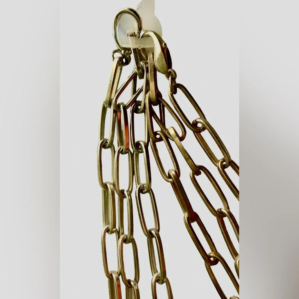 2 New! Two 2 Metal Chain Belts Silver Gold Link Belts